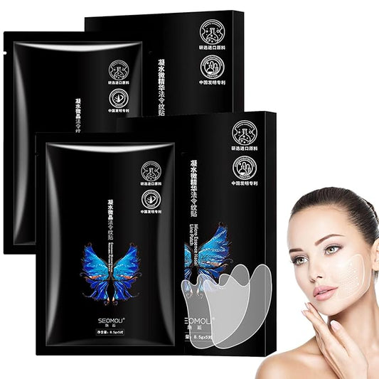 Joylandgo Wrinkle Patches, Joylandgo Wrinkle Removers Patches, Joylandgo Nasolabial Folds Removal Mask, Face and Forehead Wrinkle Patches, For Nasolabial, Forehead, Eye Care (10 Pcs)