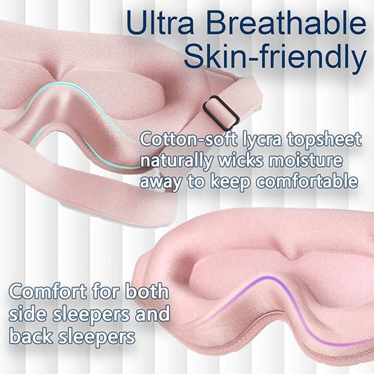 Eye Mask for Lash Extensions, Sleep Mask for Lash Extensions for Lashes Aftercare,Lash Extension Sleep Mask for Travel Yoga Nap, 3D Contoured Eye Mask