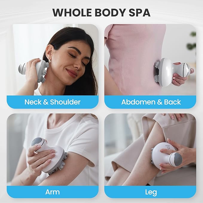 COMFIER Cordless Scalp Massager Hair Growth,Electric Head Massager Scalp Stress Relax with 8 Massage Claws,Waterproof Hair Massager Scalp,Cat Massager,Gifts for Him Her