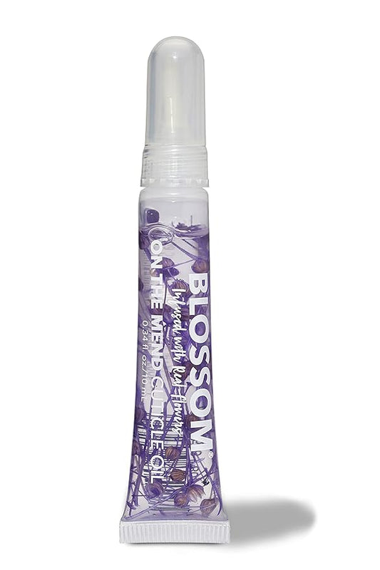 Blossom Cuticle Oil Pen for Nails, On the Mend Scented Travel Nail Oil for Growth and Strength, Infused with Real Flowers 0.34oz, Lavender