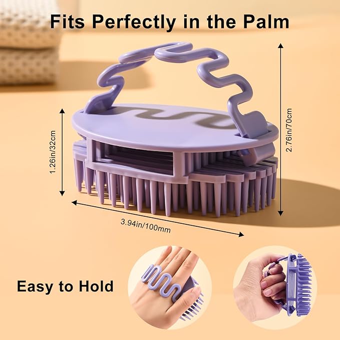 Hotodeal Scalp Massager,Hair Scalp Scrubber Reduces Oil and Dandruff,Scalp Brush Promotes Hair Growth with Long-Term Use,Suitable for Many Hair Types