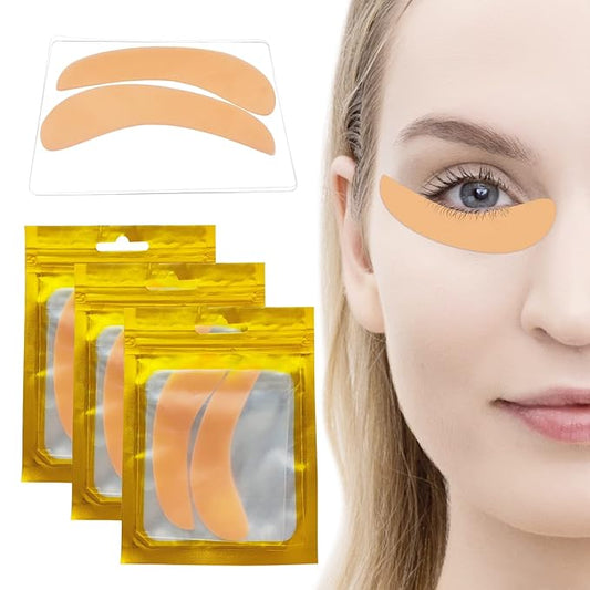 Libeauty Reusable Lash Extension eye pads 3 pairs Eyelash Lift/T-int Under Eye Gel Silicone Pads Patches Kit Soft and Skin-Friendly