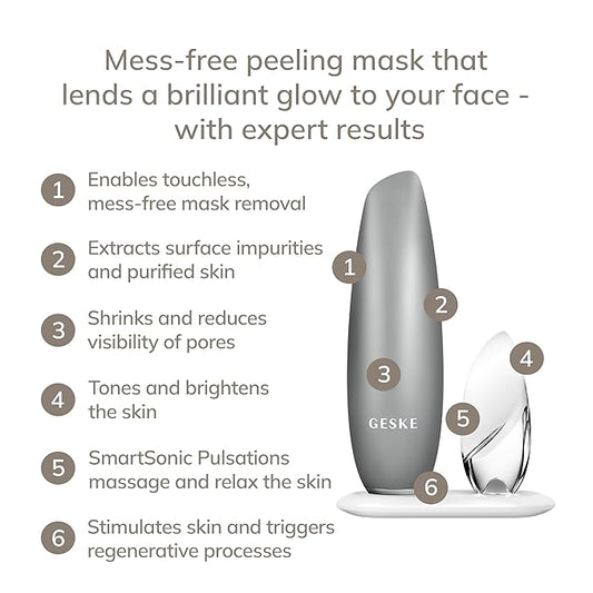 SmartAppGuided™ Touchless Magnetic Peeling Mask 5 in 1 | Magnetic Face Mask | Removes Impurities | Facemask | Pore Cleansing | Skincare for All Genders | Best of Face Masks | Clean Skin Glow