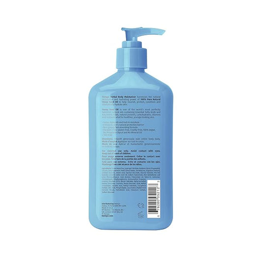 Hempz Body Lotion - Ocean Breeze Limited Edition Daily Moisturizing Cream, Shea Butter, Aloe, Body Moisturizer - Skin Care Products, Hemp Seed Oil - 17 Fl Oz