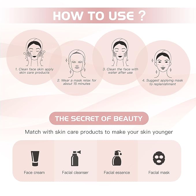 LED FACIAL LIGHT THERAPY MASK(HK207)