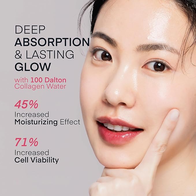 Korean Overnight Collagen Face Mask: Glass Glow Face Mask for Deep Moisturizing, Firming, Glowing – Smallest Molecular Bio Collagen Sleeping Sheet Mask for Glass Glow, Gentle on Sensitive Skin