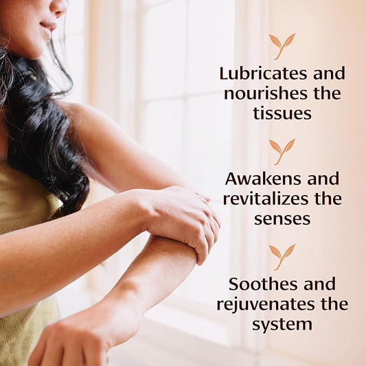 Banyan Botanicals Daily Massage Oil – Organic Ayurvedic Massage Oil – Balancing and Grounding Massage Oil with Organic Ashwagandha & Organic Shatavari – 8 oz – Non GMO Sustainably Sourced Abhyanga Oil