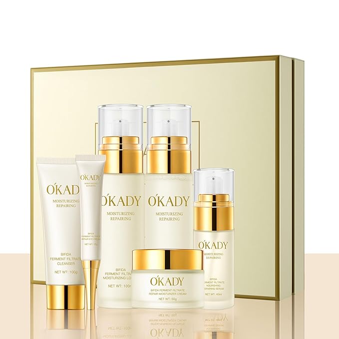 O'KADY Bifida Ferment Lysate Moist Repair Set Skincare set with Bifidobacterium fermentation decomposition ingredients for moisturizing nourishingmaking the skin soft smoothWomen's skincare
