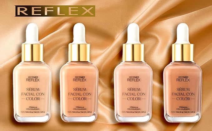 Zermat Eleganzza Reflex, Macadamia Facial Serum with Color, 1.20 Oz.