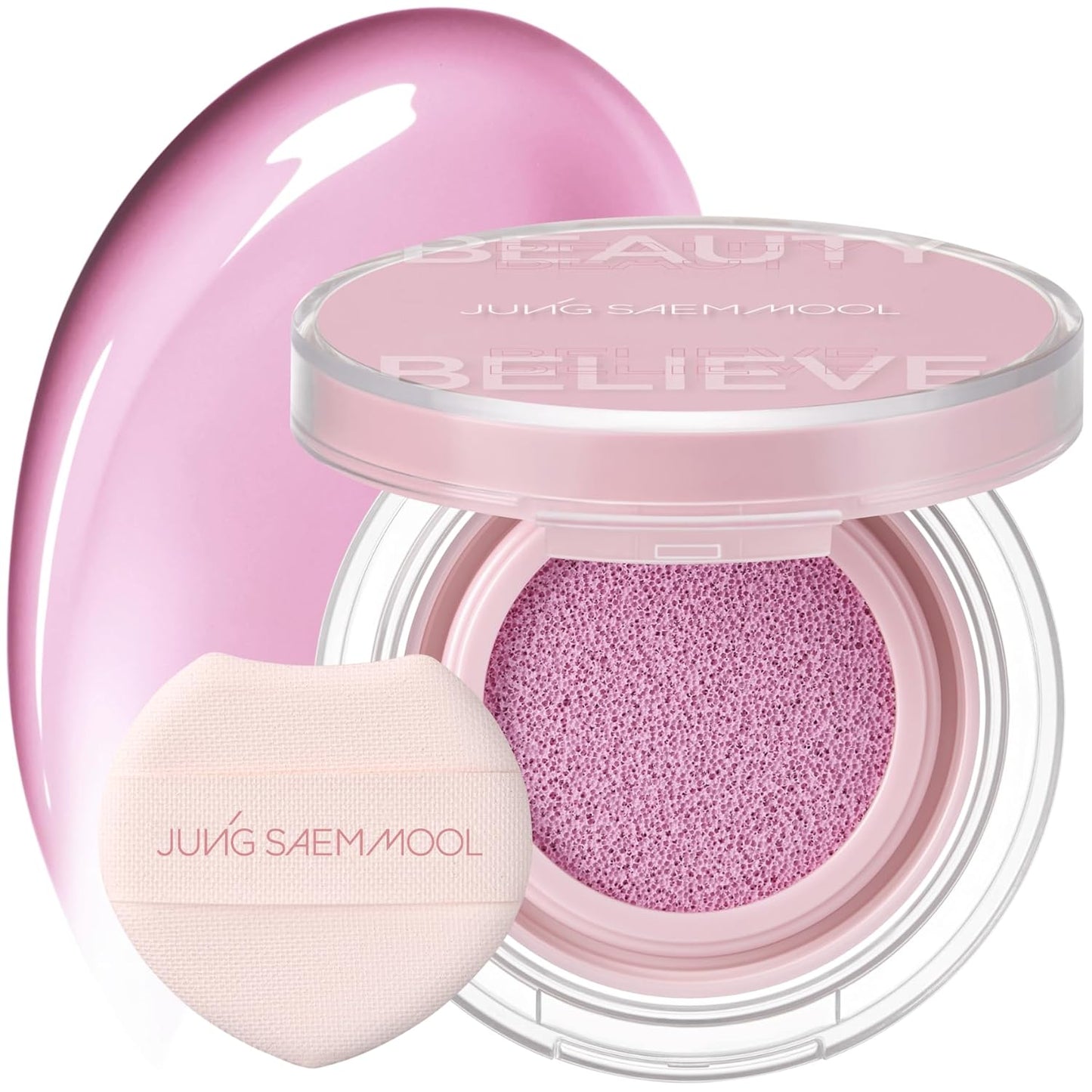 JUNGSAEMMOOL Artist Cushion Blush (Bubbly Pink) | Easy to Blend, Lightweight, Hydrating Cushion Blush for Dewy & Glowing Cheeks