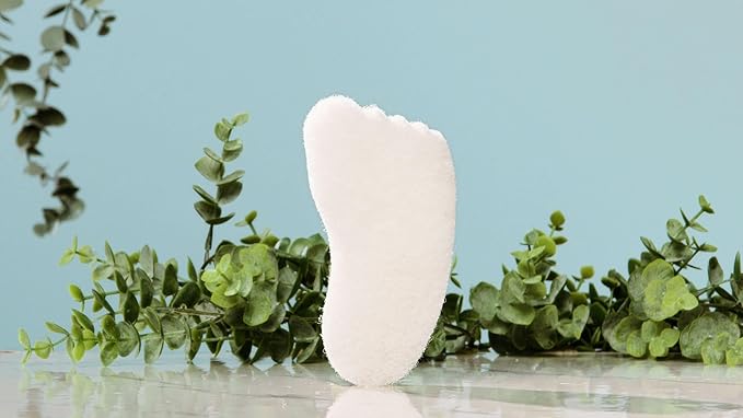 HartFelt Foot Exfoliating Sponge | Chemical-Free Foot Scrubbers for Smooth & Soft Feet | Gentle Sponge Pad for Callus Removal, Dead Skin & Cleansing | Made in USA - 1 Count