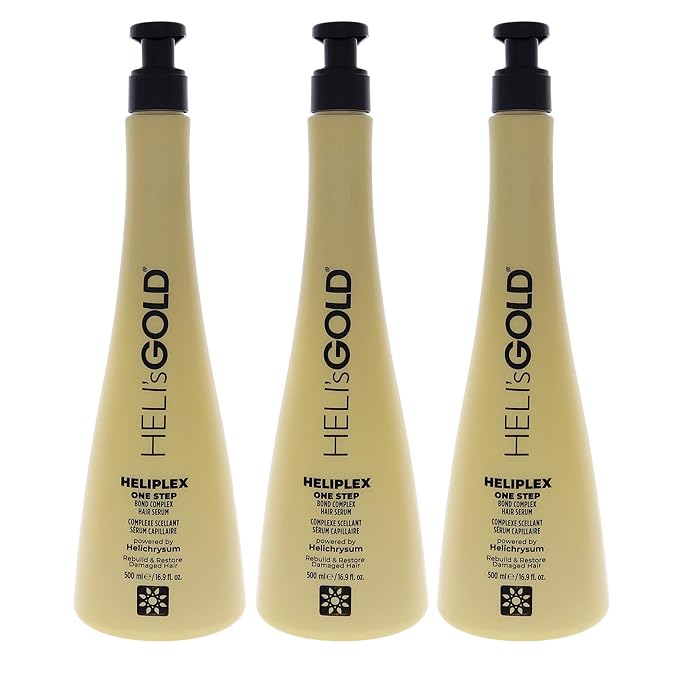 Heliplex One Step Hair Serum for Unisex - 16.9 oz Serum - Pack of 3