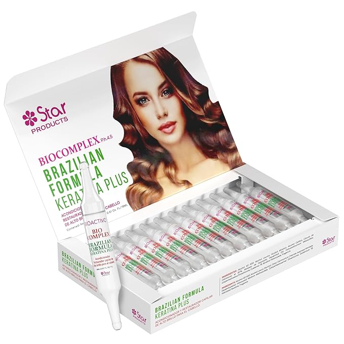 Brazilian Formula Keratin Plus 12 Pack – 0.61 oz Each, Professional Hair Smoothing & Strengthening Treatment for Frizz-Free, Healthy Hair
