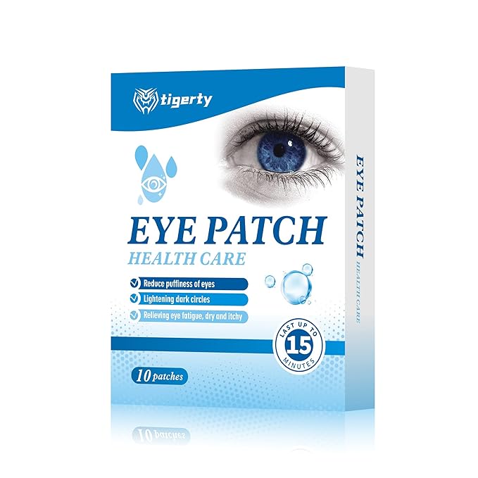 tigerty Under Eye Patchs Eye Mask for eye fatigue Dark Circles and Puffiness Wrinkle Eye Bags lighten crow's feet 5 Pairs