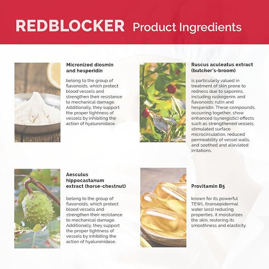 Local Application Serum - Point Dilated Capillaries Spider Veins - for Sensitive and Couperose Skin with Active Ingredients - 30ml