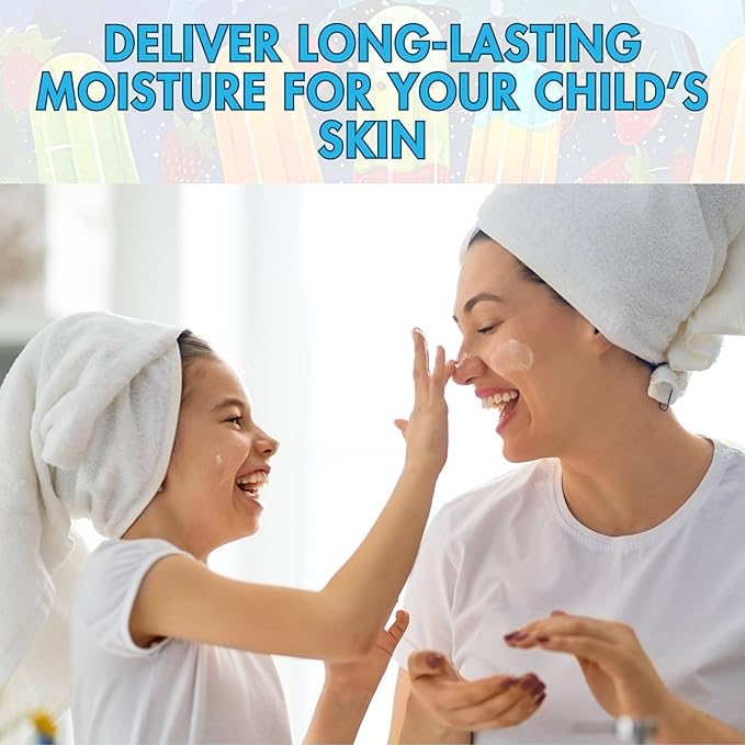 Popsicle Paradise Kids Body Oil, Lightweight Moisturizer with Jojoba Oil, Naturally Scented Kids Body Oil, Non-Greasy, Paraben-Free, Gentle Hydration for Delicate Skin, 4 oz