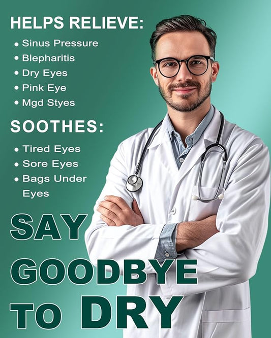 ProCIV 30 Packs Steam Eye Mask, Heated Eye Masks Relaxing Gifts for Women Soothing Eye Fatigue Hot Sleep Mask, Warm Eye Compress for Dry Eyes, Disposable Mask for Travel Essentials