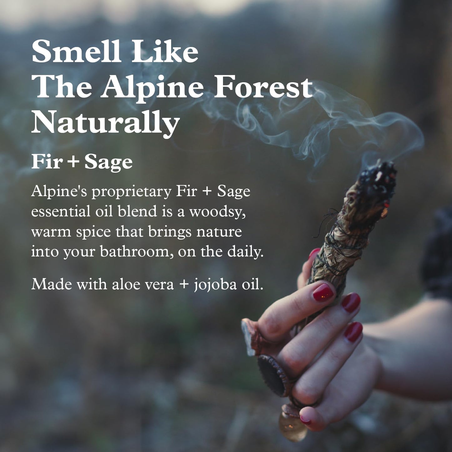 Alpine Provisions Fir & Sage Shampoo - Naturally Repair, Cleanse, and Hydration with Essential Oils, Jojoba, Aloe Vera - Vegan, Sulfate - Plant-Based Hair Care for Healthier, Softer Hair - 16.9 FL Oz