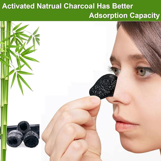 Pore Strips,Natural Charcoal Blackhead Strips for All Skin Type,Nose Strips for Blackheads,Charcoal Pore Cleansing Strips,Black Heads Strip,Nose Blackhead Remover Strip,Blackhead Remover for Face