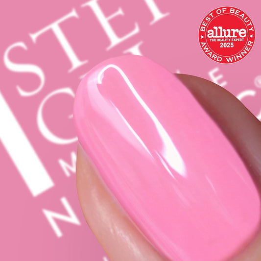 Nails Inc It's Topless Gel-Like Nail Polish, 4-in-1 Base Coat, Treatment, Color & Top Coat, Long Lasting, Strong, Chip Free Nails, Glossy Salon Quality Manicure, Air Dry Nail Polish, Miley, 0.47 Fl Oz