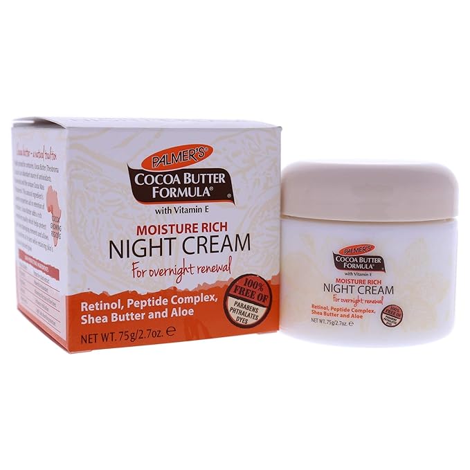Palmer's Cocoa Butter Formula Moisture Rich Night Cream, 2.70 oz (Pack of 2)