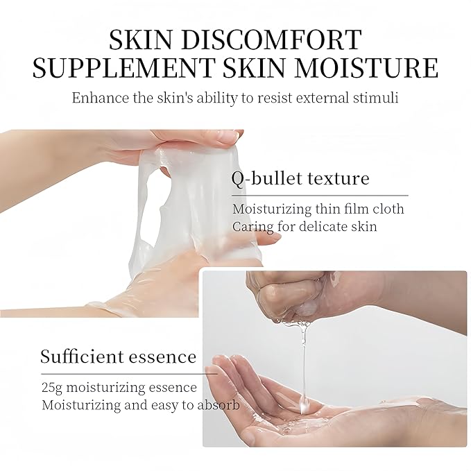 Facial mask Moisturizing face Mask - 10 Sheets, Deep Hydration, Improves Dry Skin, Sheet Mask, skincare for All Skin Types