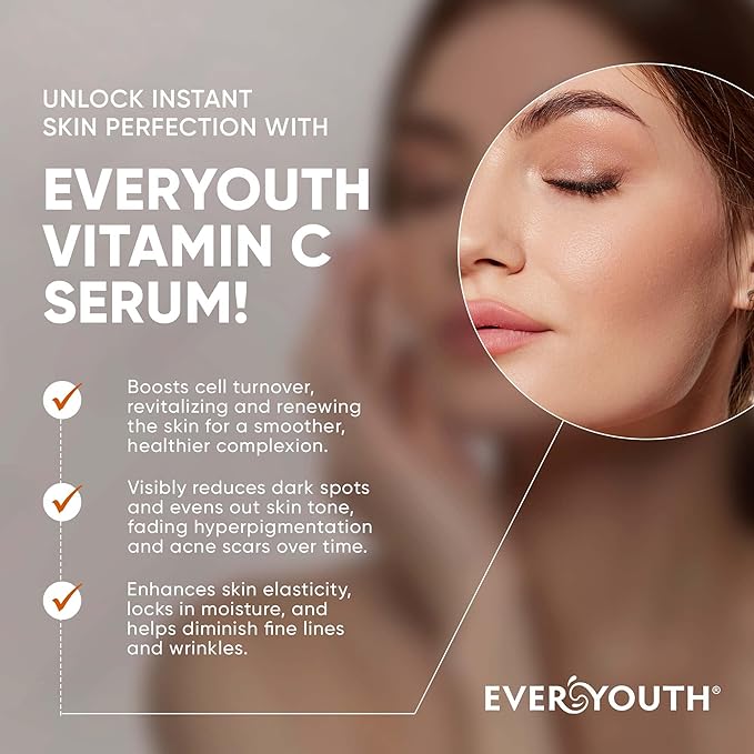 Night Cream Face Moisturizer & Vitamin C Serum 20% Bundle, Retinol, Collagen, Niacinamide Anti Aging Overnight Mask and Stem Cell Serum - Save 20%