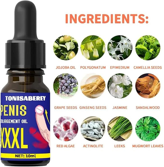 Massage Oil Enlargement Oil Increase Enlarge Gel Thicker Longer Stronger Large Size Enlarger Cream BLSEX for Men (F333-BLU)