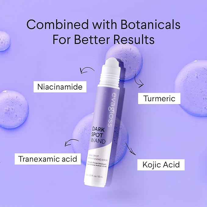Dark Spot Remover for Face Wand: Skin Discoloration Correcting Serum - Sun Post-Acne & Brown Spot Corrector - Melasma Freckle Pigmentation Blemish Removal, with Niacinamide Tranexamic Acid 15mL