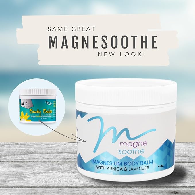 MagneSoothe Topical Magnesium Body Balm - 8 oz Jar