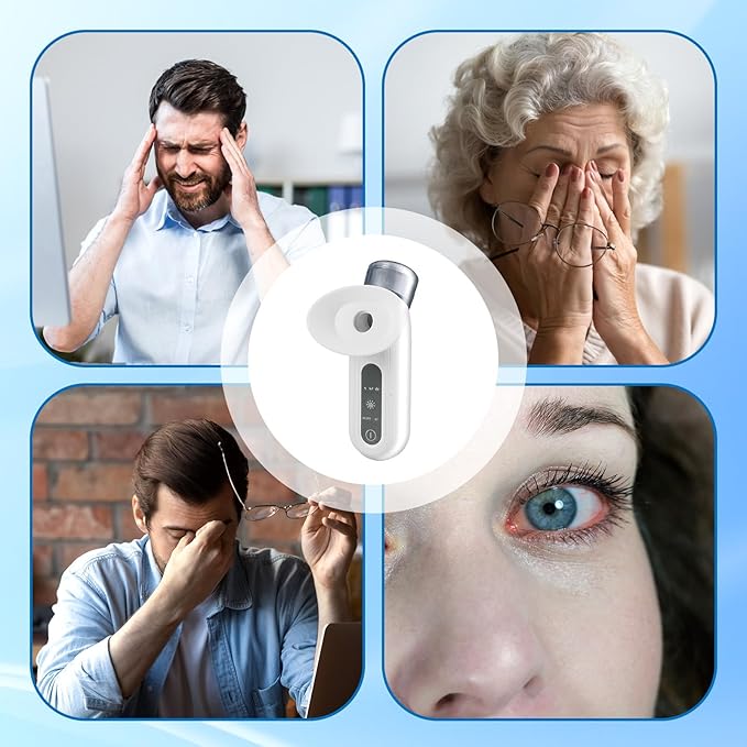 Eye Steamer for Dry Eye, Portable Eye Steam Sprayer, Heated Mist for Dry Eye Relief, Moisturizing Eye Treatment, Mini Soothing Steamer for Eye Care