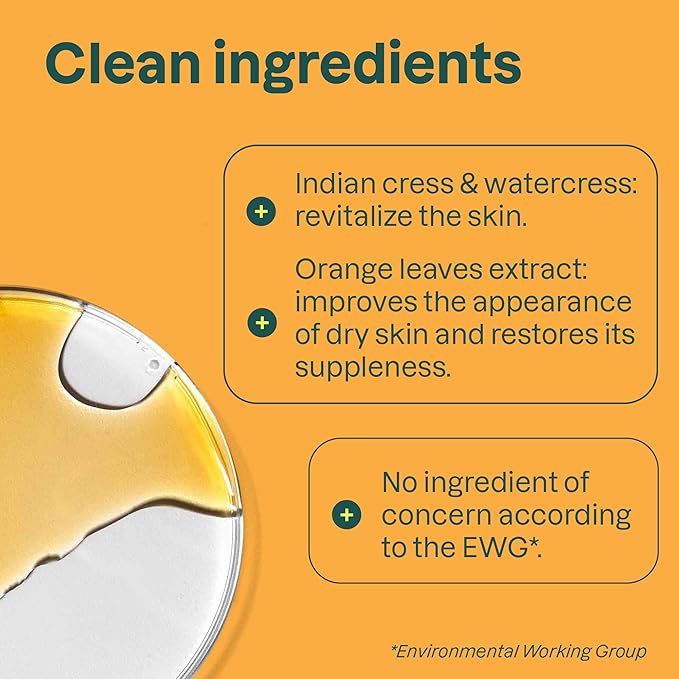 ATTITUDE Body Lotion, EWG Verified Moisturizer, Vegan Skin Care Products, Non-Greasy, Hydrating for Dry Skin, Cruelty Free, Energizing, Orange Leaves, 16 Fl Oz