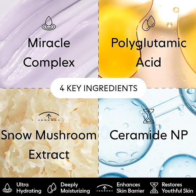 LOOPS Dew Cloud Ultra Hydrating Hydrogel Korean Face Mask for Every Skin Type - Five Ultra Hydrating Collagen Masks to Deeply Moisturize and Restore Your Skin - 5 pc