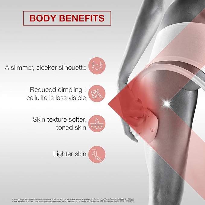 LPG - WELLBOX®[S] - Face & Body Sculpting Device - Age-defying, Toning & Cellulite Reduction Action - 100% Natural Cellular Stimulation Method - SPS+ Technology - Made in France - Beige Nude