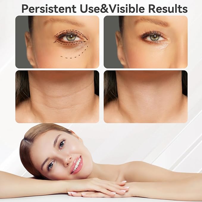 7 Color Neck Face Massager, Portable Facial Massager, Face Sculpting Tool for Skin Care with Vibration, Thermal