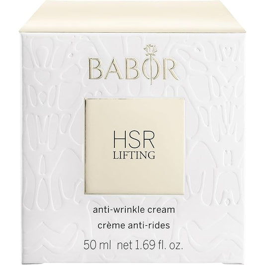 BABOR HSR Lifting Anti Wrinkle Cream, Anti Aging Night Cream, Target Fine Lines & Wrinkles, Vitamin E Strengthens Increasing Moisture & Improving Radiance, 1.7 oz
