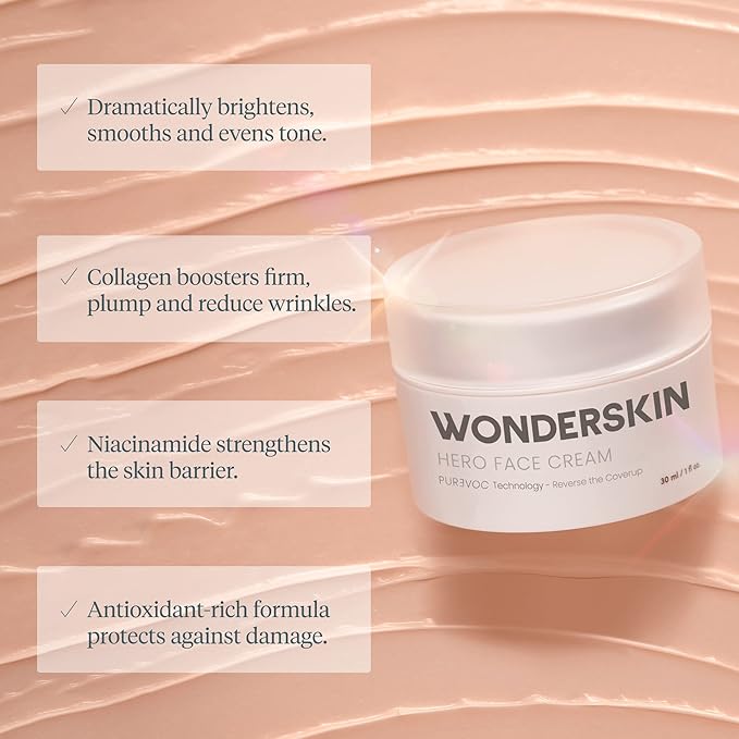 Wonderskin Purevoc Face Cream and 8 Minute Mask Set