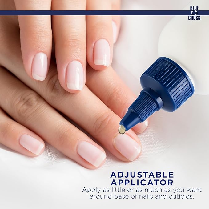 Blue Cross Cuticle Remover Liquid Gel, Cuticle Softener for Nails, Hydrating, Moisturizing, Professional Nail Care for Brittle Hang Nails, Dry Cuticles, Made in USA, 8oz, Citrus