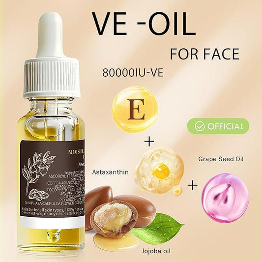 UWPU-80,000 IU Vitamin e oil |+Grape Seed+Astaxanthin Infused Jojoba, Wrinkles And Age Spots, vitamin e oil For Scars|-And Enhancement Of Skin Collagen Moisturized -30ml / 1 Oz