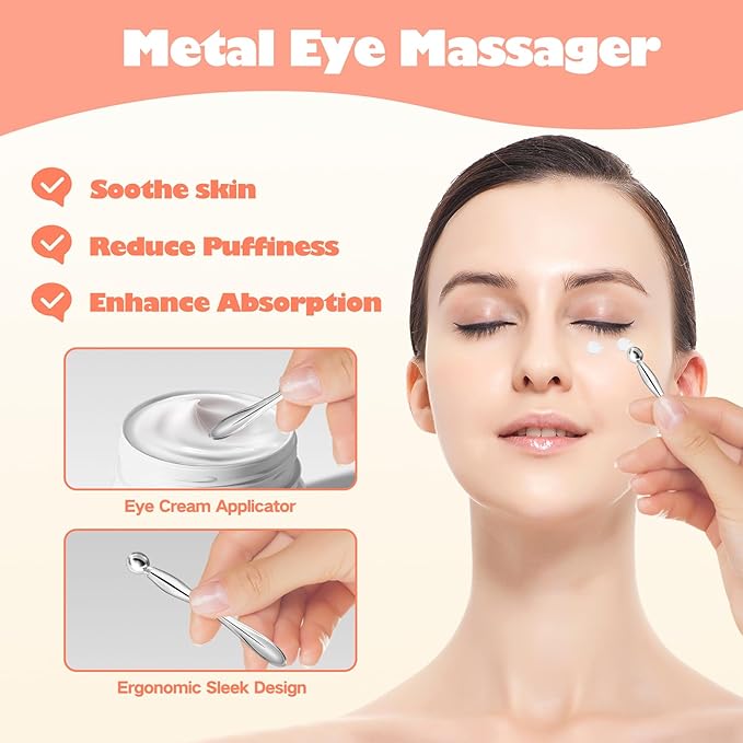 2 Pairs Silicone Reusable Eye Patches, Under Eye Mask Patches for Reduce Eye Wrinkle and Fine Lines Skin Care