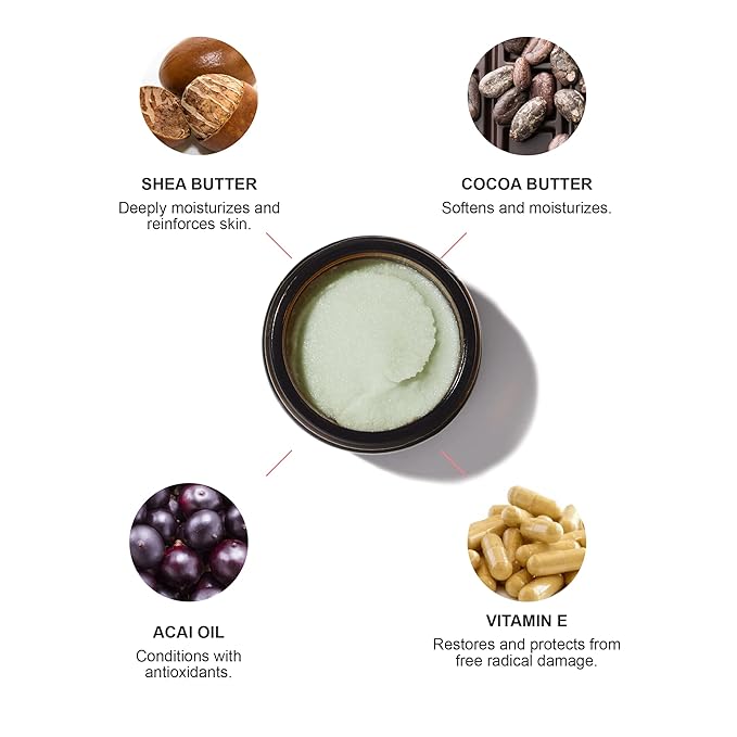 100% PURE Skin Support Stretch Mark Butter Belly Moisturizer - Nourishing Skin Defense with Vitamins & Antioxidants Natural Pregnancy Formula - Shea, Cocoa Butter, Vitamin E Cream - Vegan - 1.35oz