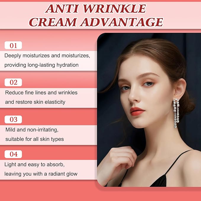 2PCS 377 Anti-Wrinkle Cream,Facial Firming Cream,377 Corrector Face Cream for All Skin,Firming Moisturizing Essence Serum for Face