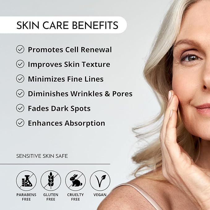 MAELOVE Night Renewer, Glycolic Acid Cream, Anti-Aging, Unscented AHA Exfoliating Night Cream, Gentle for Sensitive Skin, Researched & Manufactured in USA, Gluten-Free, 2.0 fl oz