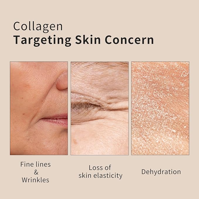 Complex Collagen Serum with Peptides (3oz) Lifting, Firming, and Skin-Supporting Formula for Plump, Youthful-Looking Skin, Easter Gift, Mother's Day Gifts