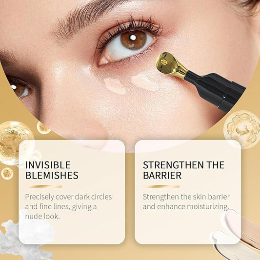 Luminous Eye Corrector,Luminous Eye Corrector Spf 41,Under Eye Color Corrector for Dark Circles,Peach Color Corrector, Anti-Aging Tinted Eye Cream (2pcs-Natural)