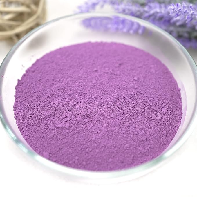 Kaolin Lavender Clay Cosmetic Grade Powder - 100% Pure Natural Powder - Great For Skin Detox, Rejuvenation, and More - Heal Damaged Skin - DIY Clay Face Mask (6 oz)