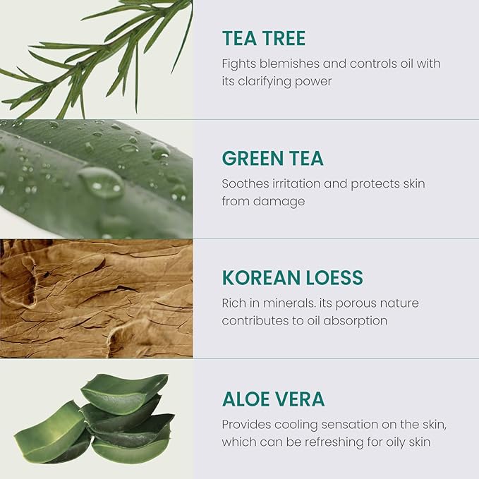 THE SKIN HOUSE 1.69 fl.oz Pore Control Powder Serum, Sebum Control, Soothing | Enlarged Pores, Oily Skin | Green Tea, Panthenol, Tea Tree | Lightweight, Korean Skincare, 50ml