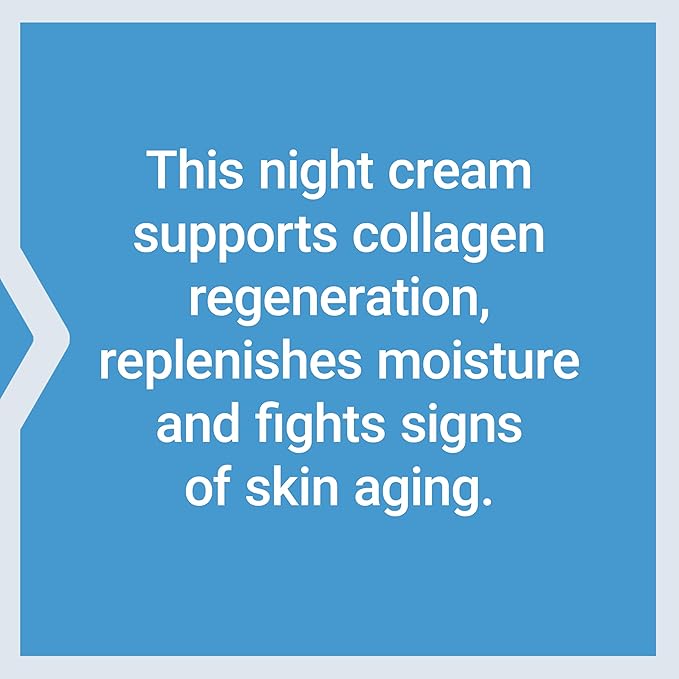 Life Extension Skin Care Collection Night Cream, retinyl palmitate, rice bran ceramides, shea butter, green tea, melatonin-based formula for nighttime skin rejuvenation, 1.65 oz (47 g)