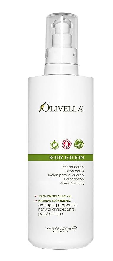 Olivella 2074IN Virgin Olive Oil Body Lotion, 16.9 Oz