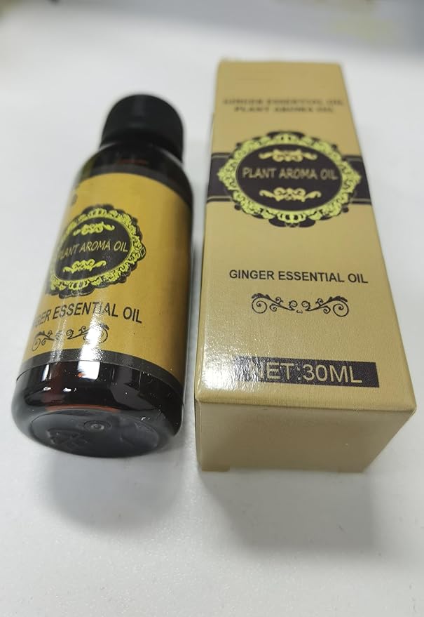 5 Bottle Abdominal Drainage Ginger Oil,Belly Drainage Belly Off Massage Oil Massage Liquid